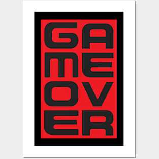 Game over Posters and Art